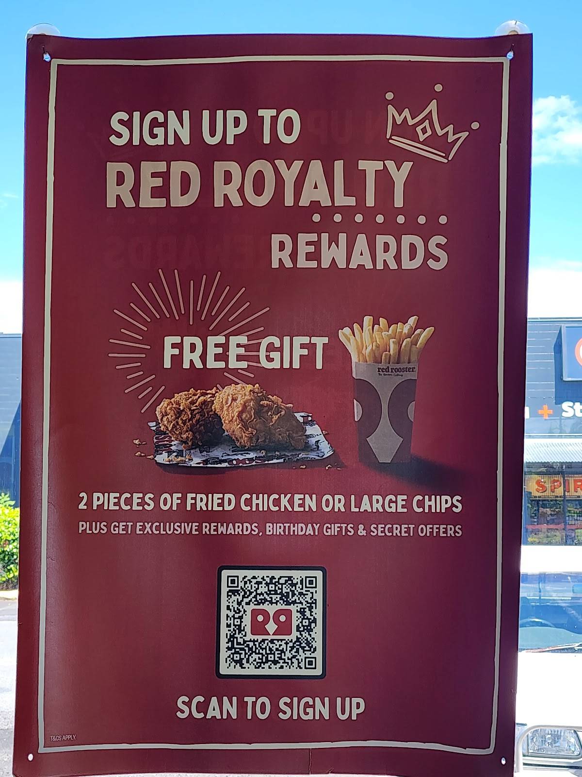 Red Rooster Raintrees меню