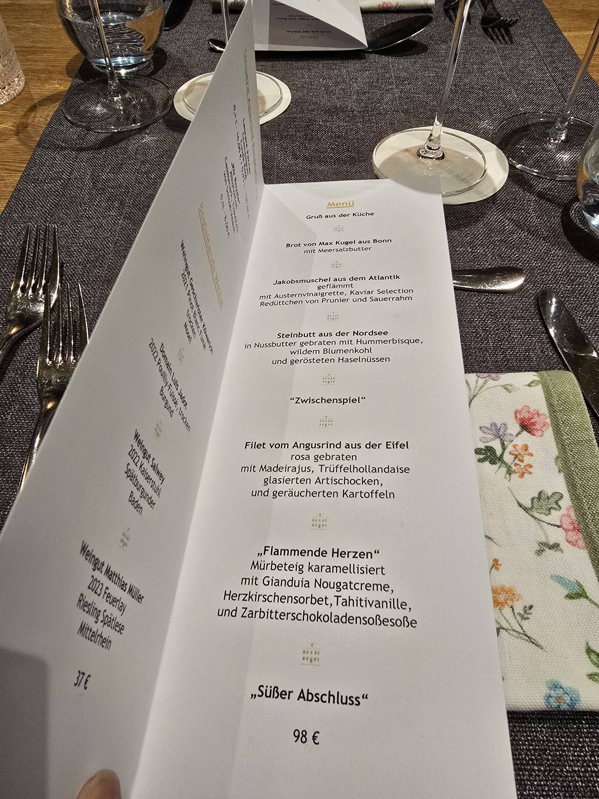 Redüttchen Weinbar & Restaurant меню