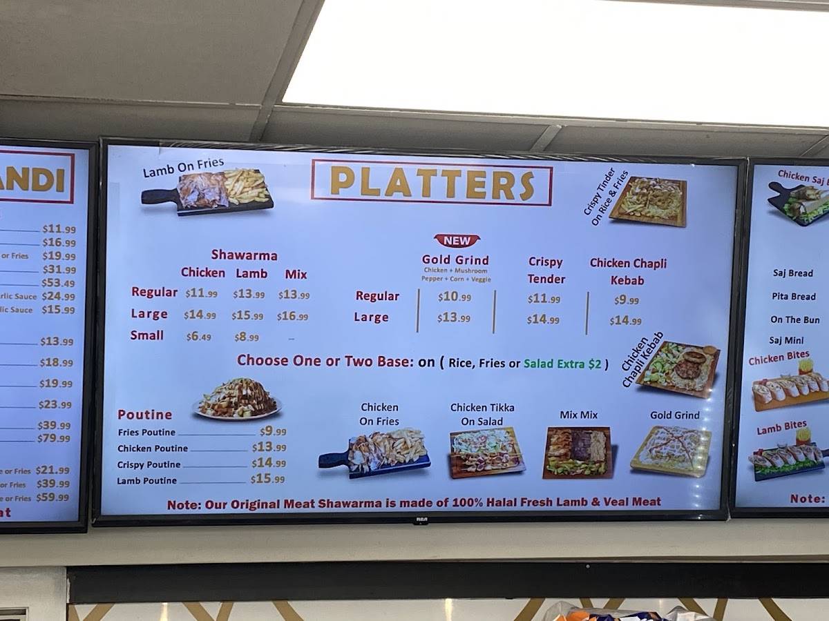 Albash Shawarma Hamilton меню
