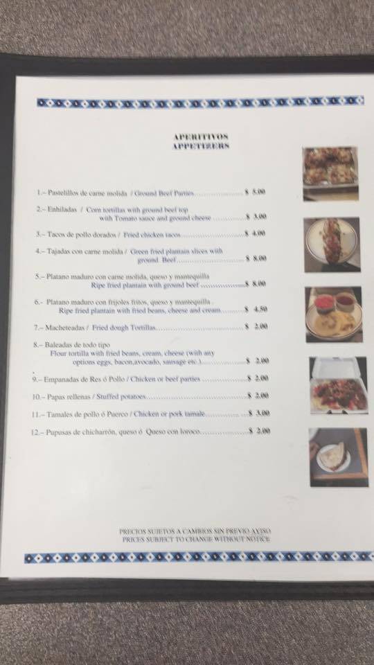 Andrea C’s Restaurant меню
