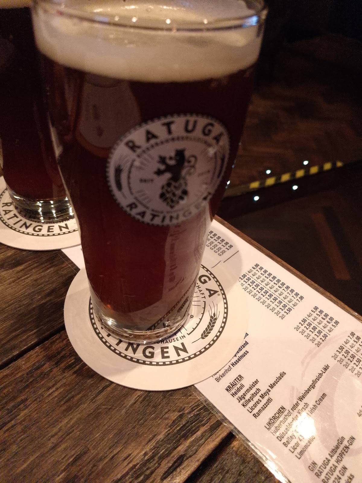BÜRGERHAUS RATINGEN меню