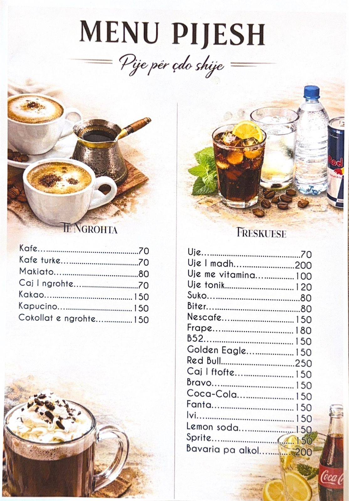 Bar Restorant SAER меню