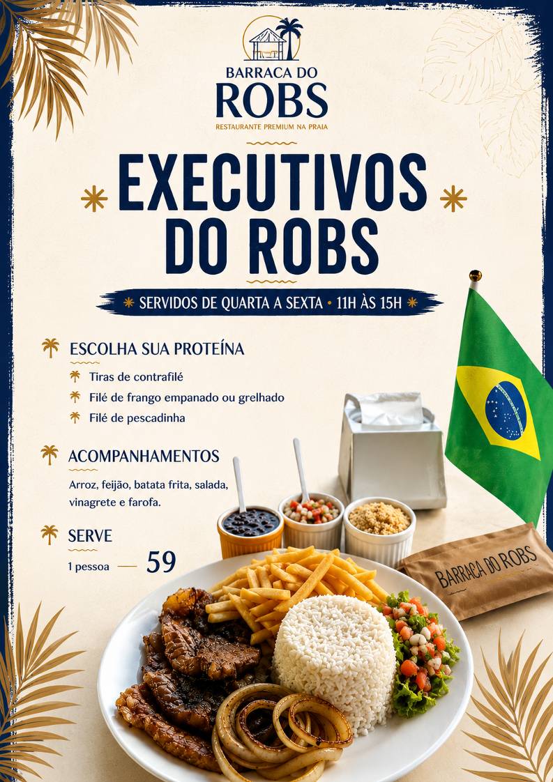Barraca do Robs меню