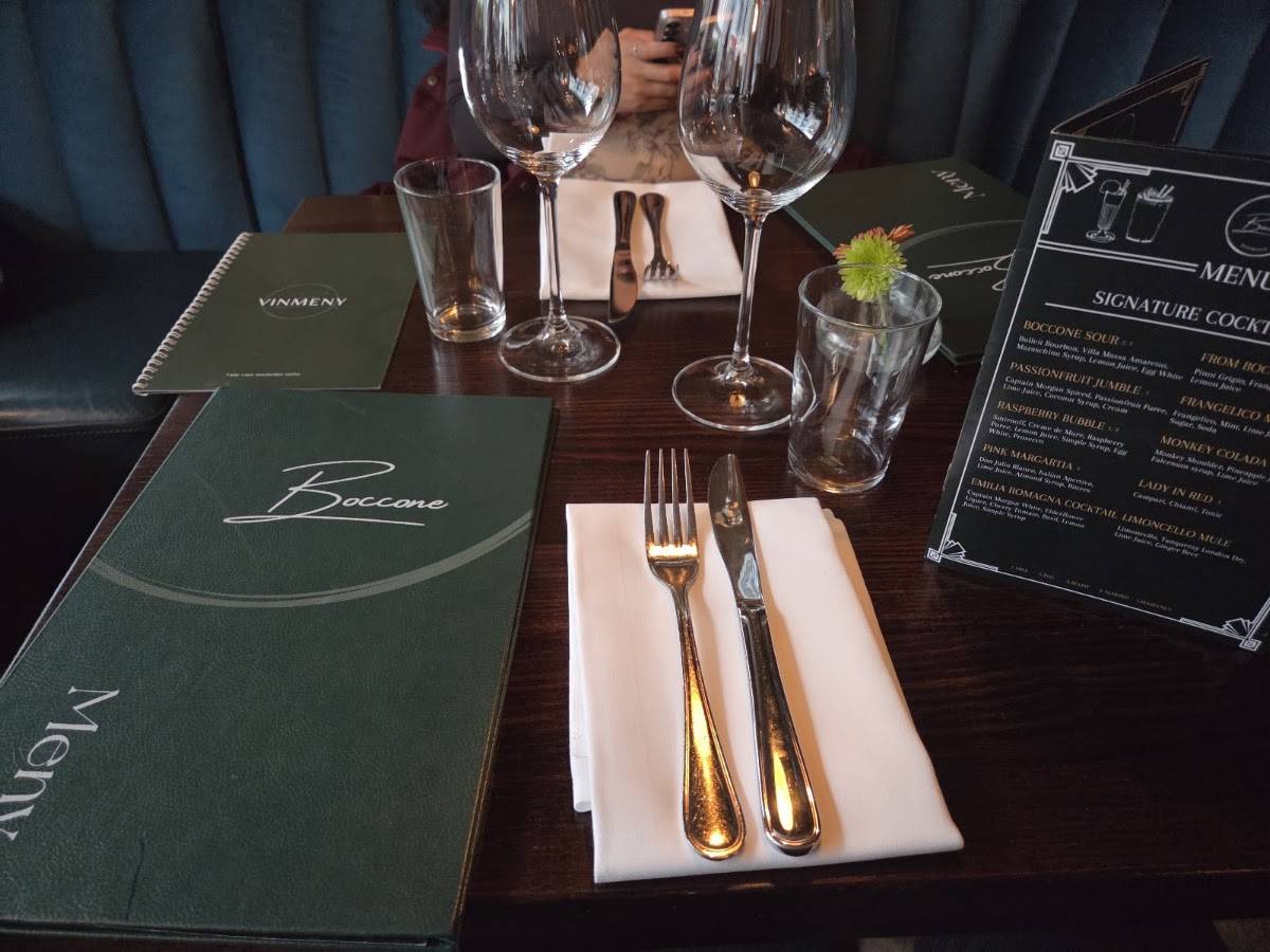 Boccone Ristorante меню