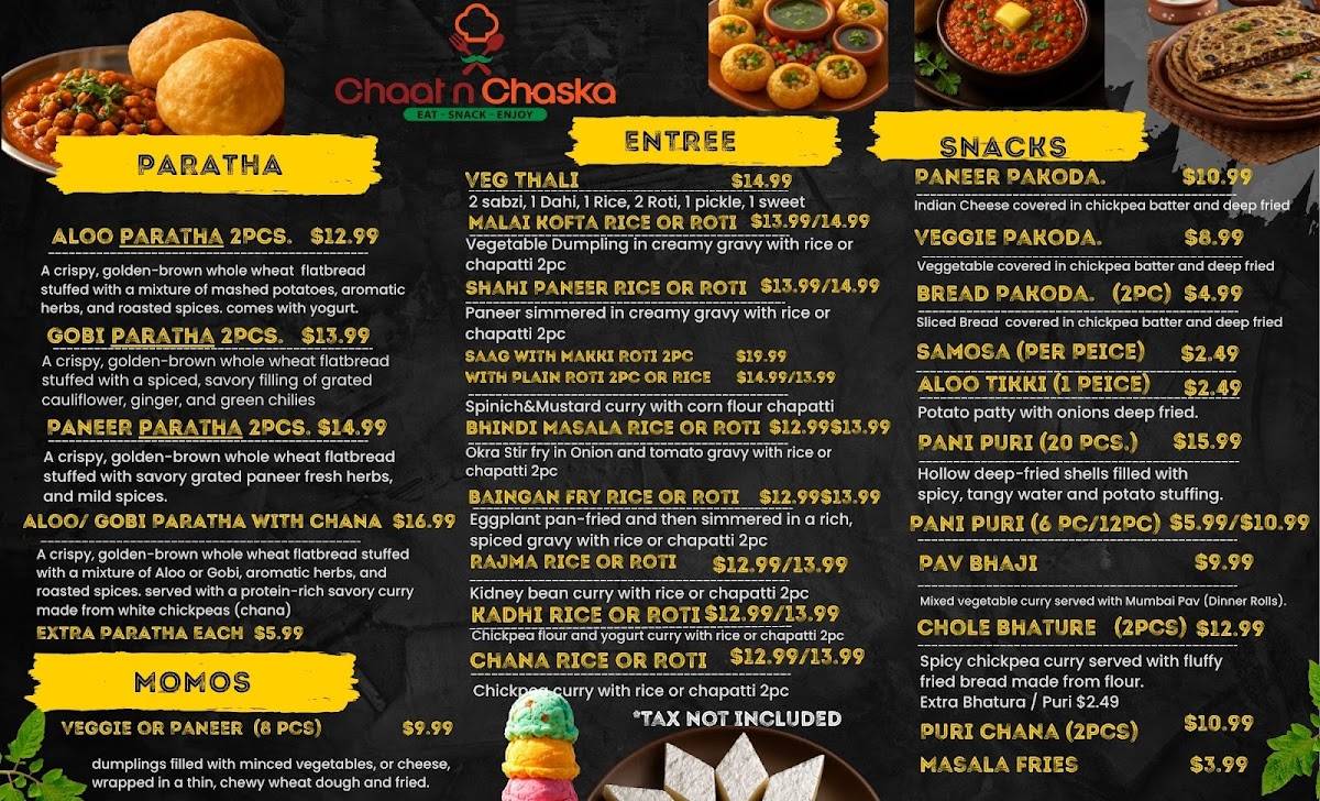 Chaat N Chaska меню