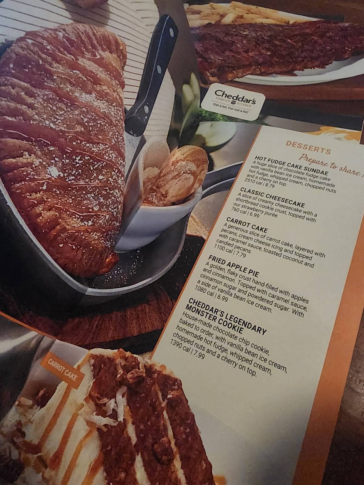 Cheddar's Scratch Kitchen меню