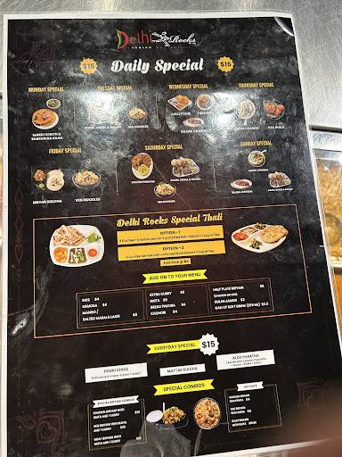Delhi Rocks (Preston) меню