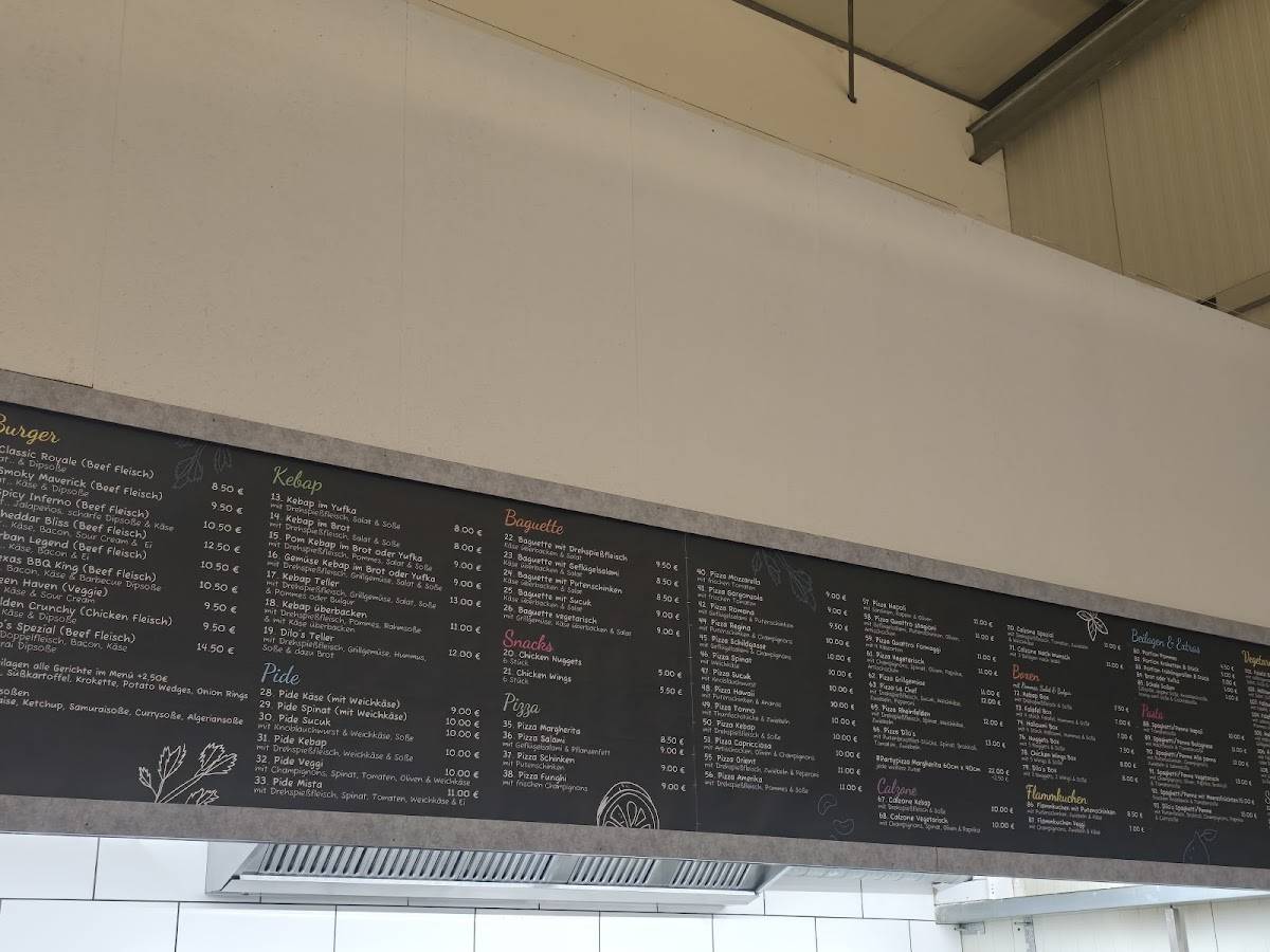 Dilo's Food меню