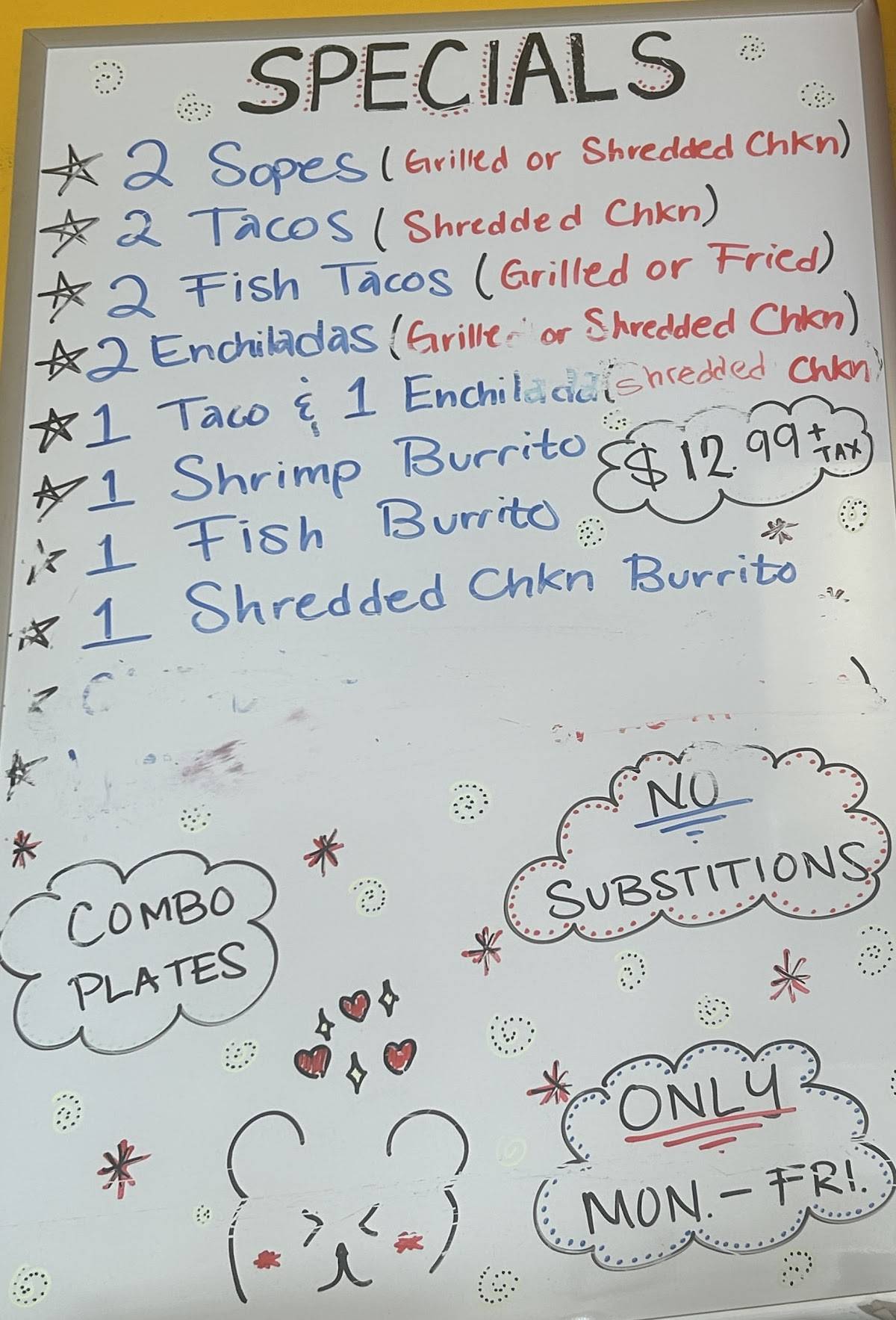 El GoGo’s Taco Shop меню