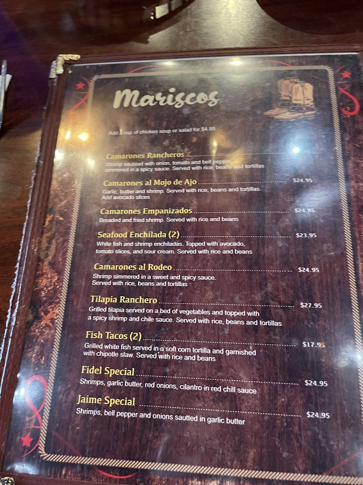 El Rodeo меню