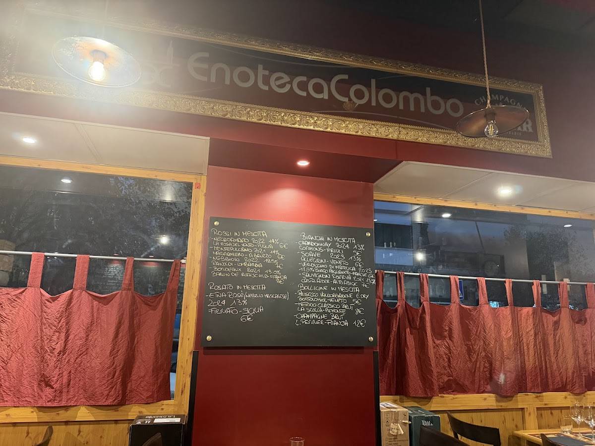 Enoteca Colombo меню