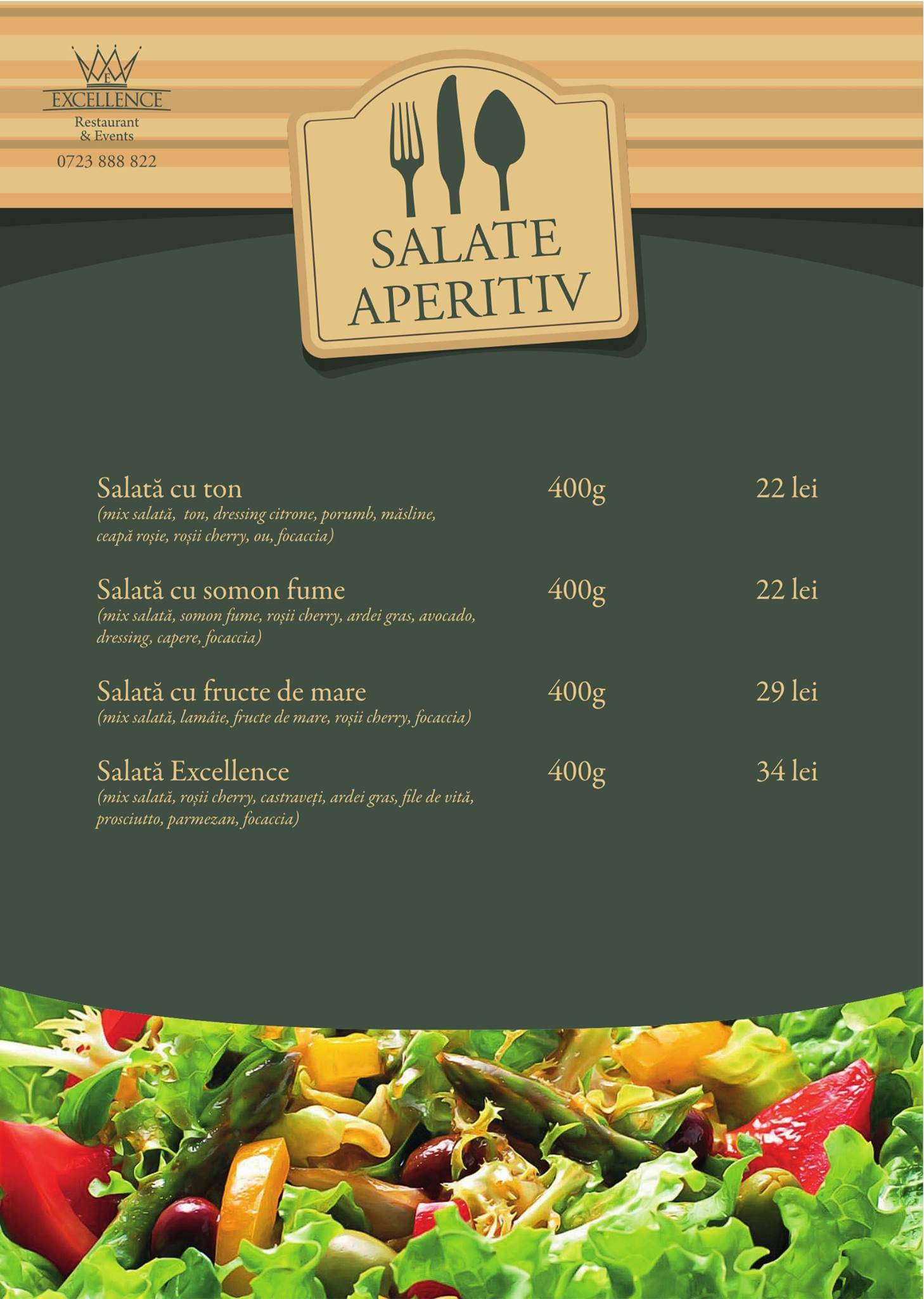 Restaurant Excellence меню