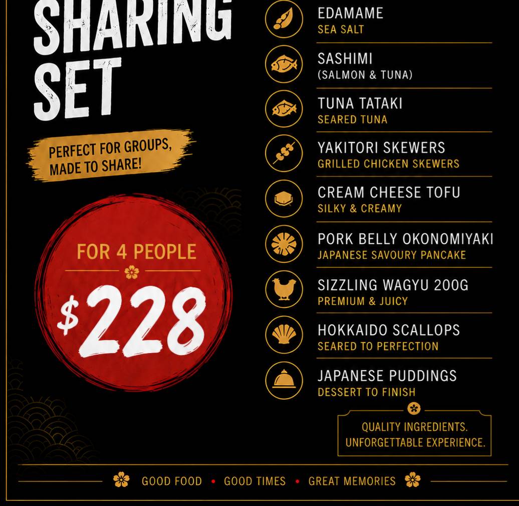 Kappo Izakaya меню