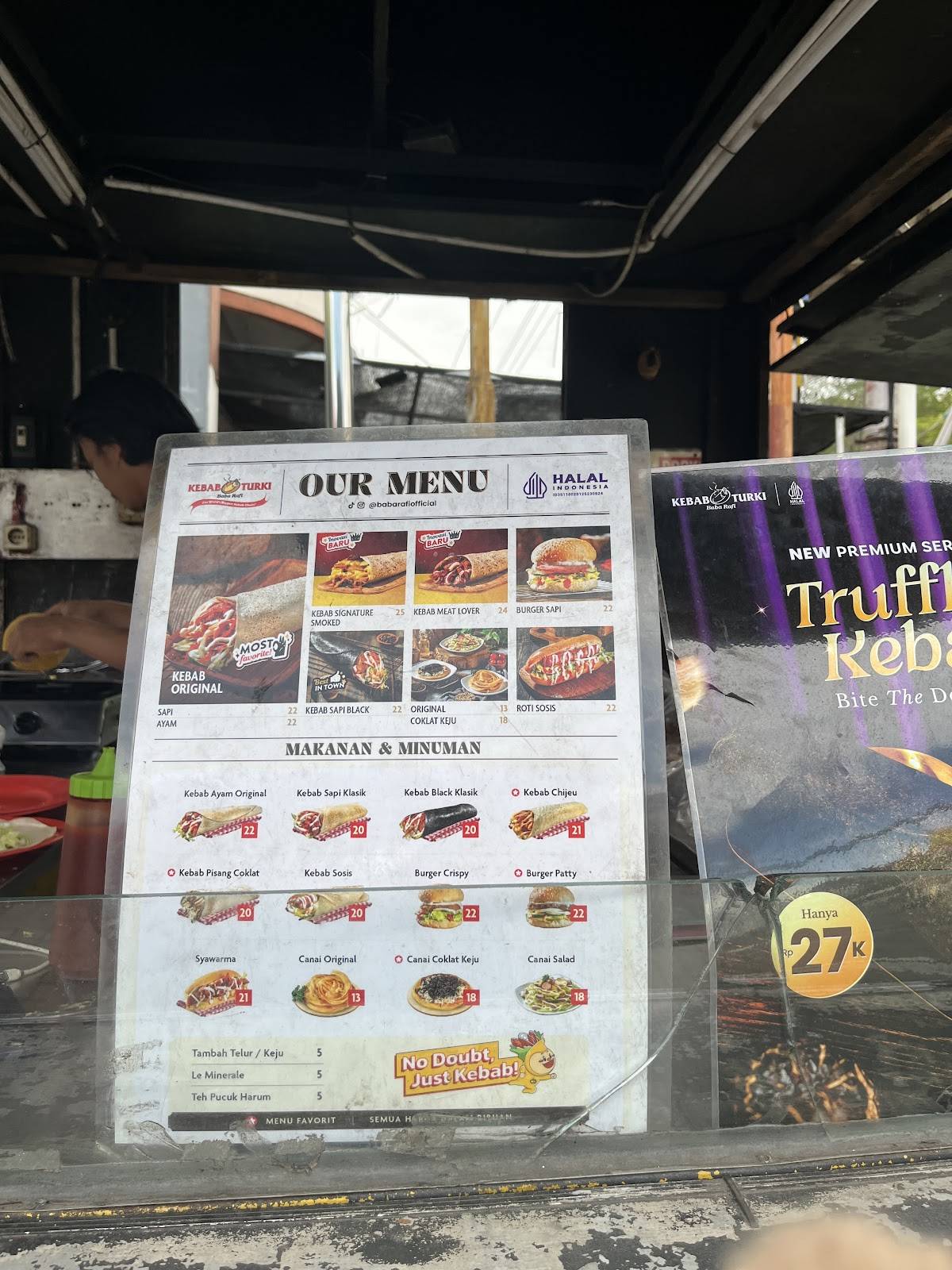 Kebab Turki Baba Rafi - SPBU Godean KM 7,8 (Gesikan Klajuran) меню