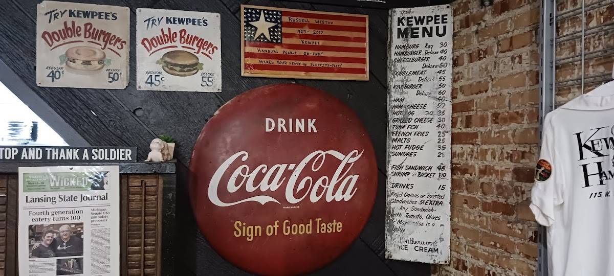 Kewpee Sandwich Shoppe меню