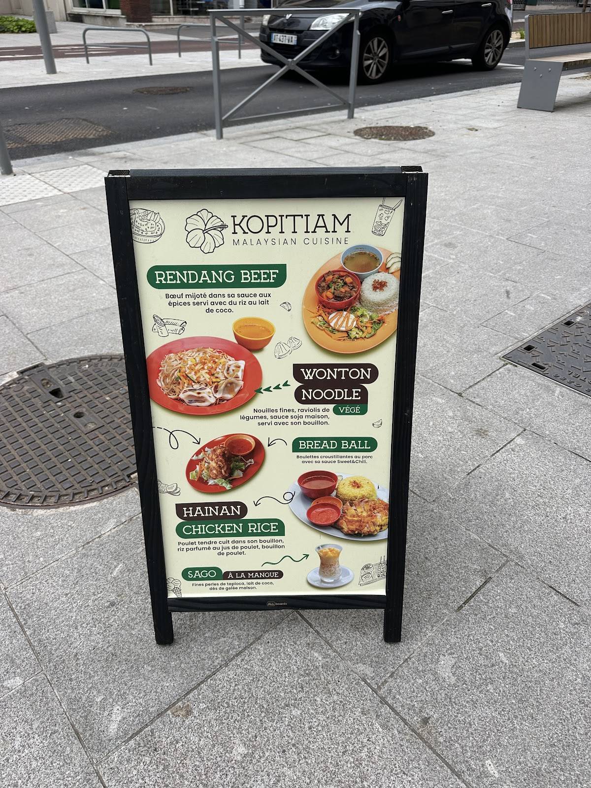 Kopitiam Rive-Gauche меню