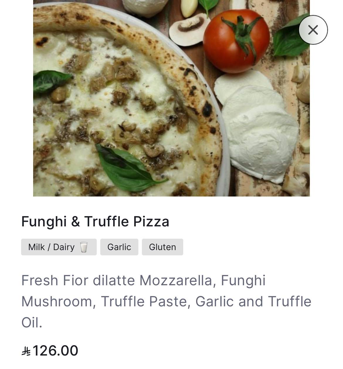 LA RUSTICA Terrazza меню