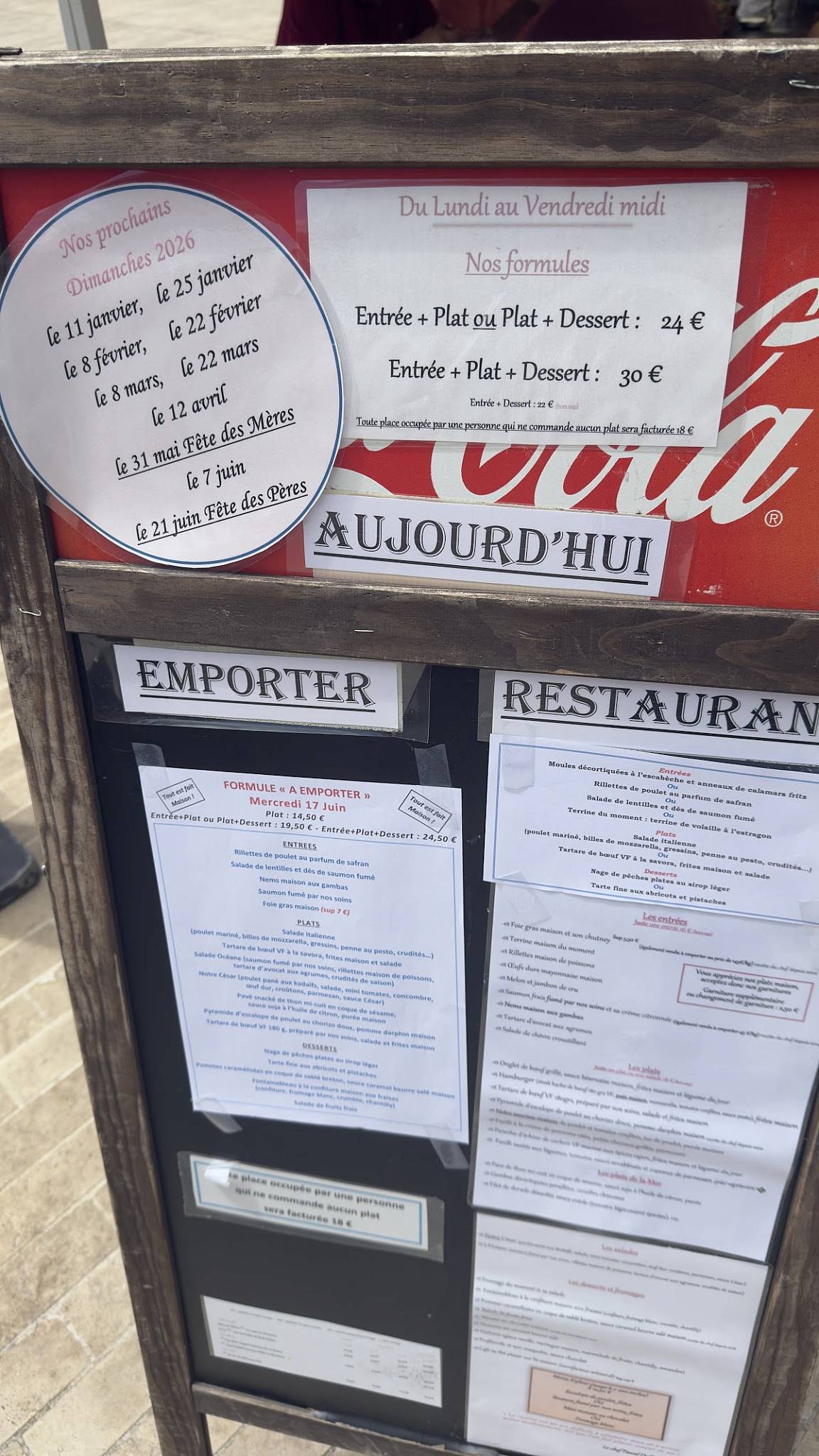 Restaurant La Ripaille меню