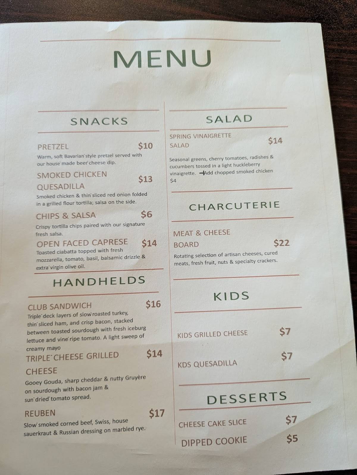 Local Flavors меню