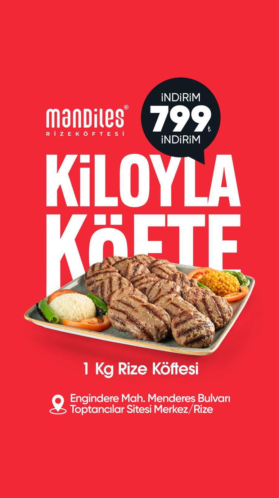 Mandiles Rize Köftecisi меню