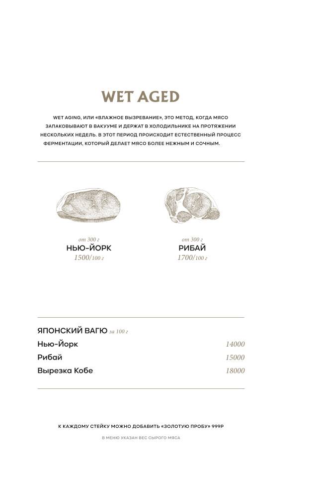 Meat Coin меню