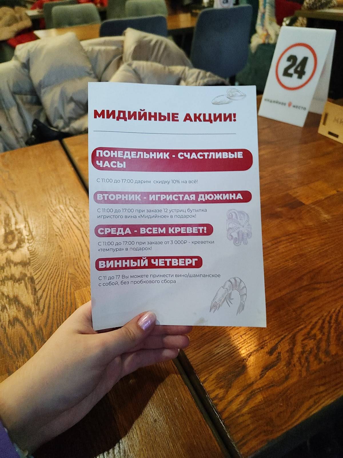 Мидийное Место меню