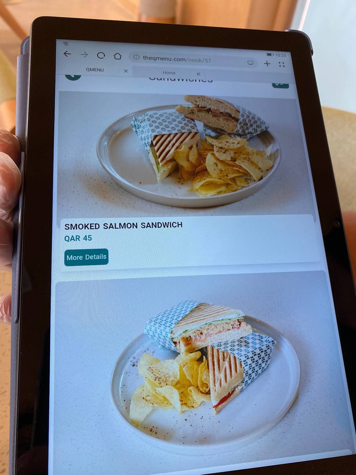 NOOK меню