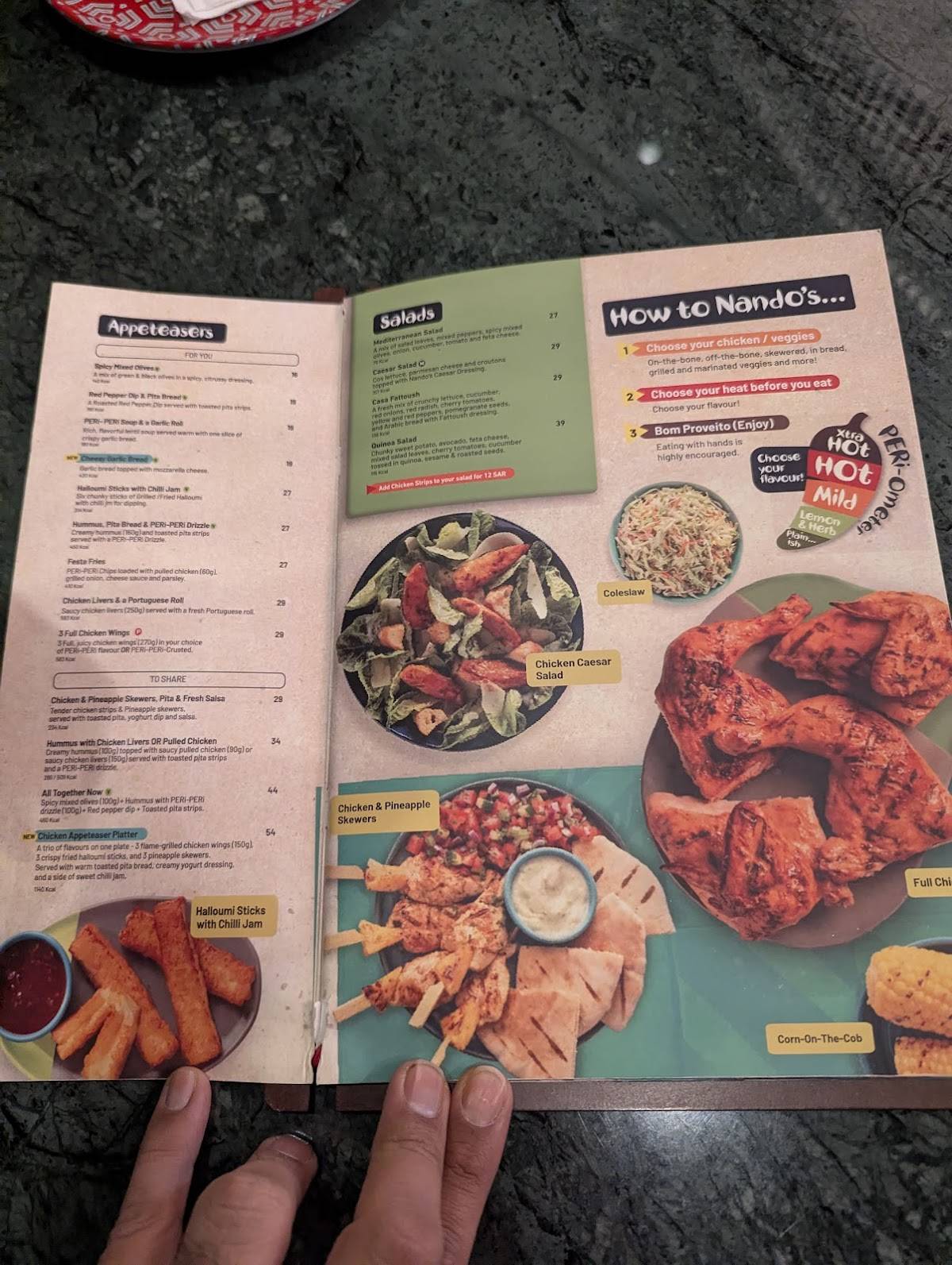 Nando's Wadi Riyadh меню