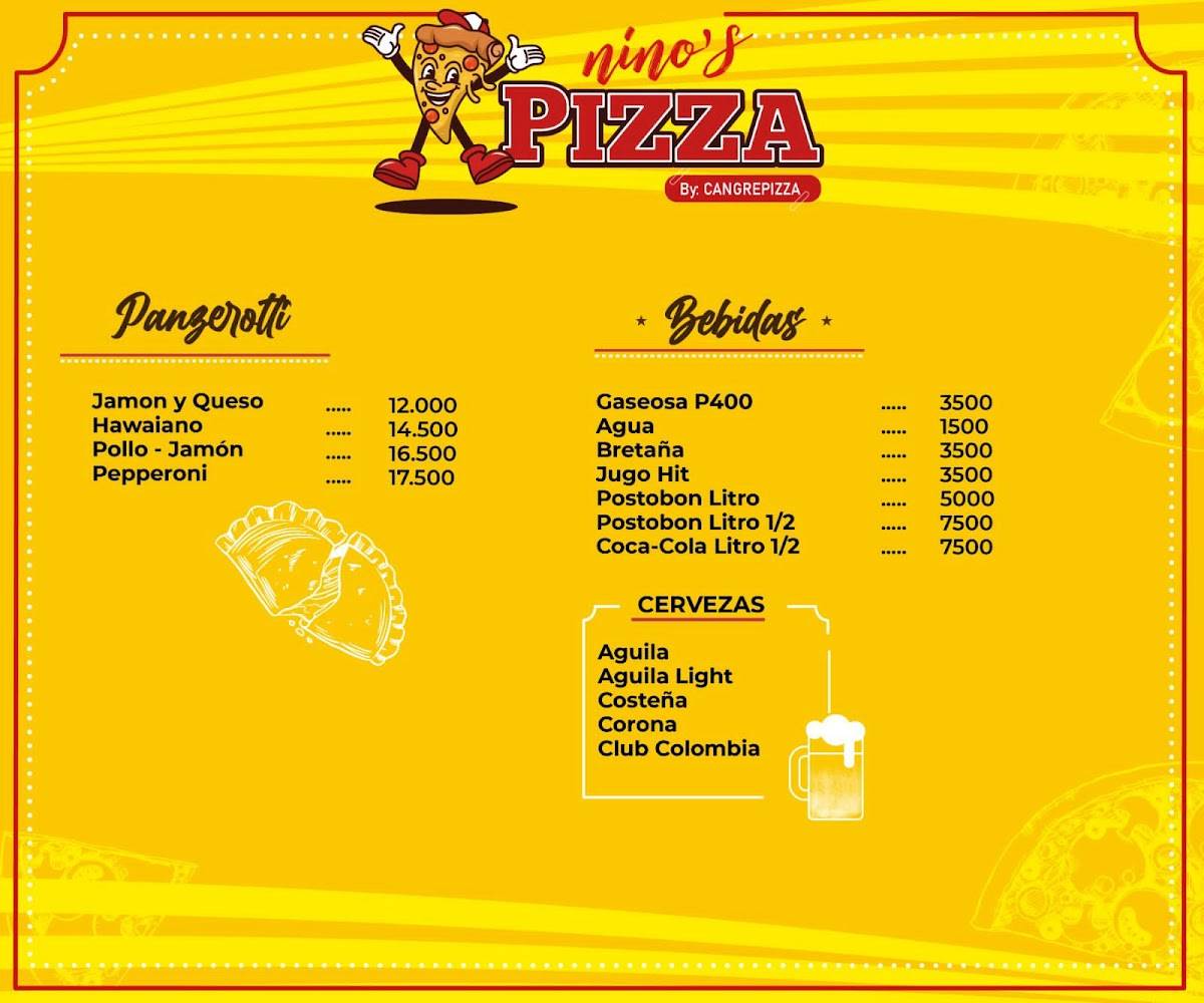 Ninos Pizza меню