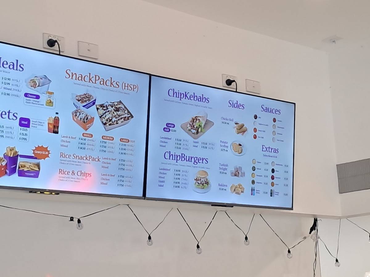 Origin Kebabs Rothwell Drive -Thru меню