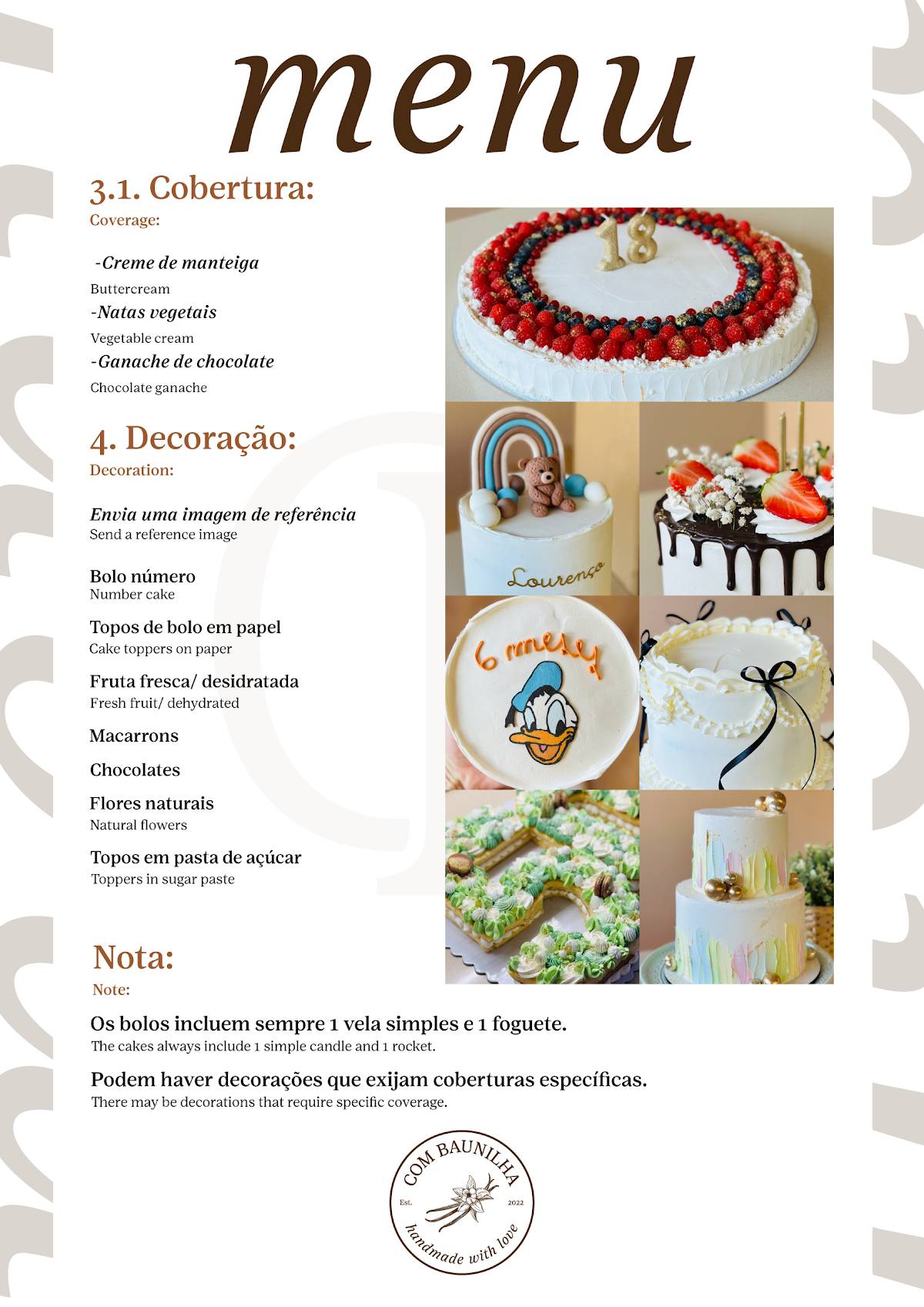 Padaria Central de Ribamar меню