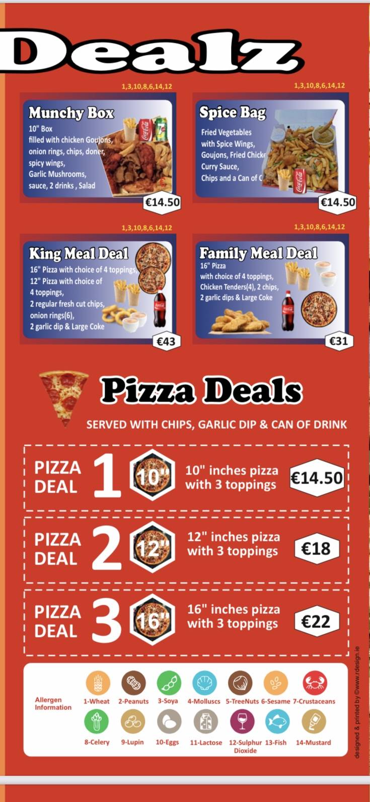 Pizza House меню