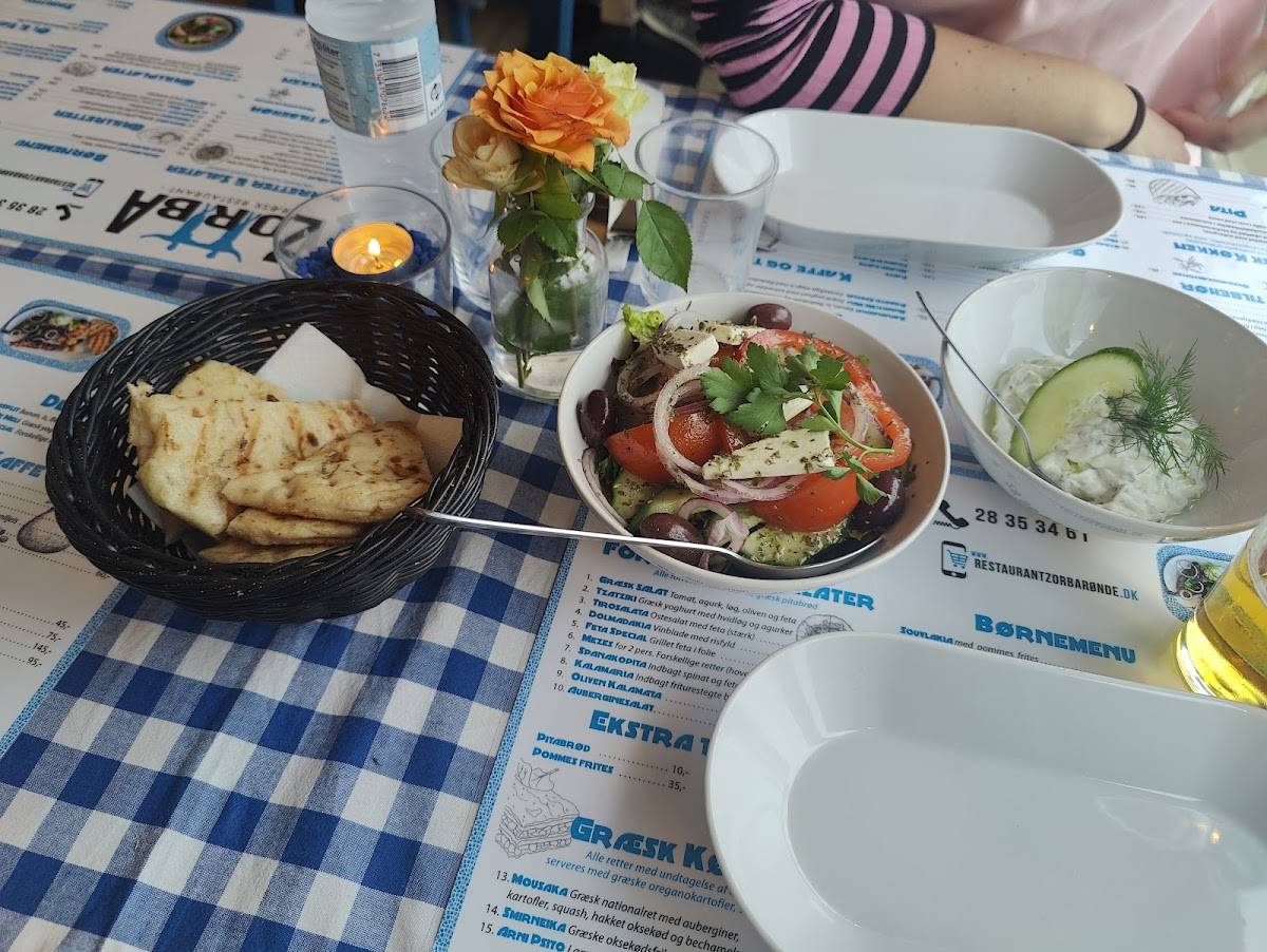 Restaurant Zorba I Rønde меню
