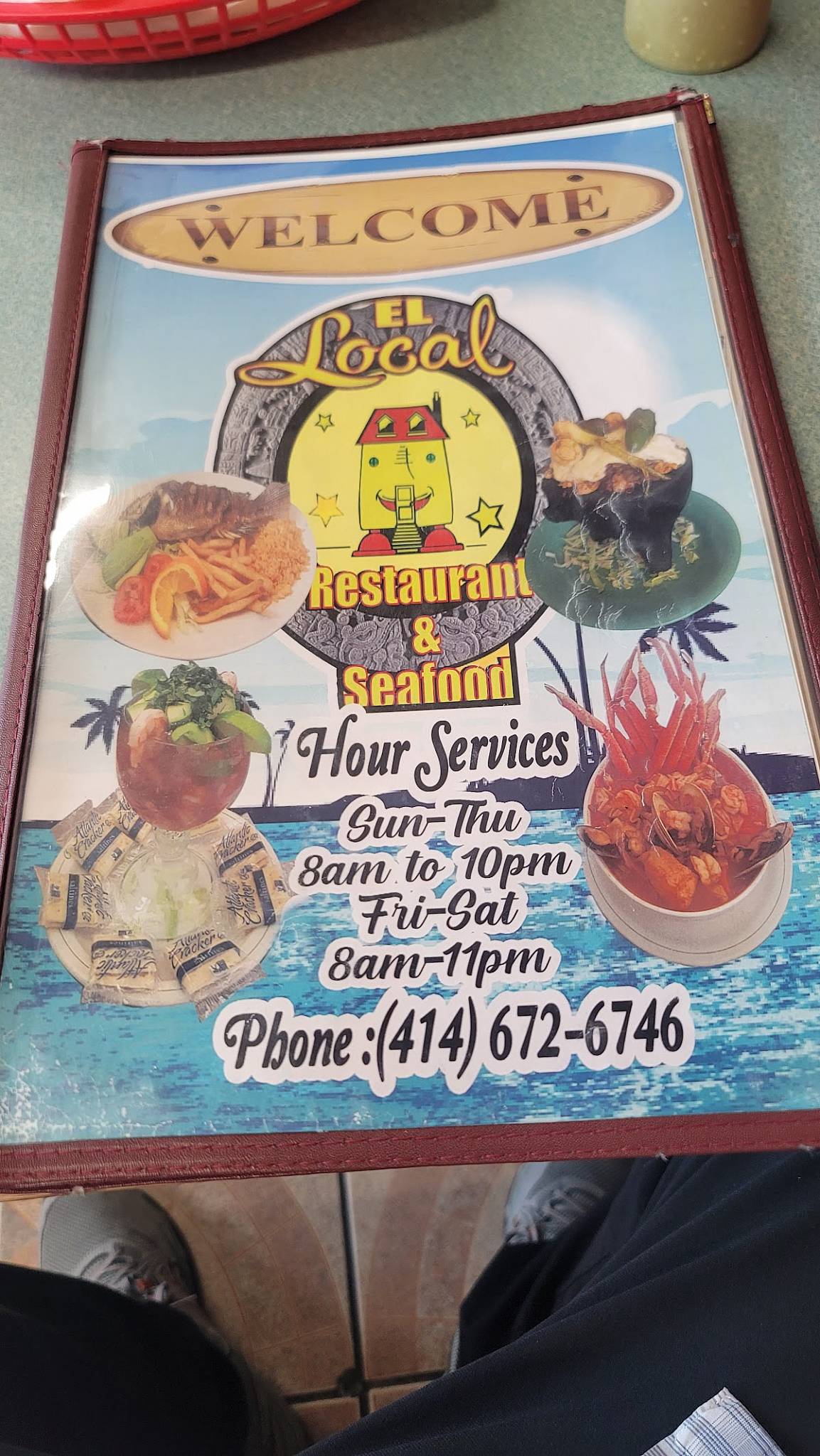 Restaurante el Local меню