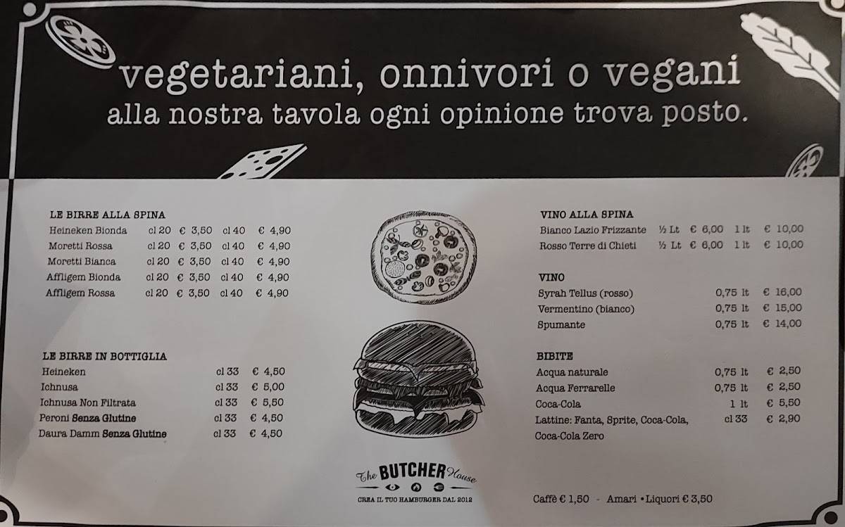 Ristorante The Butcher House меню