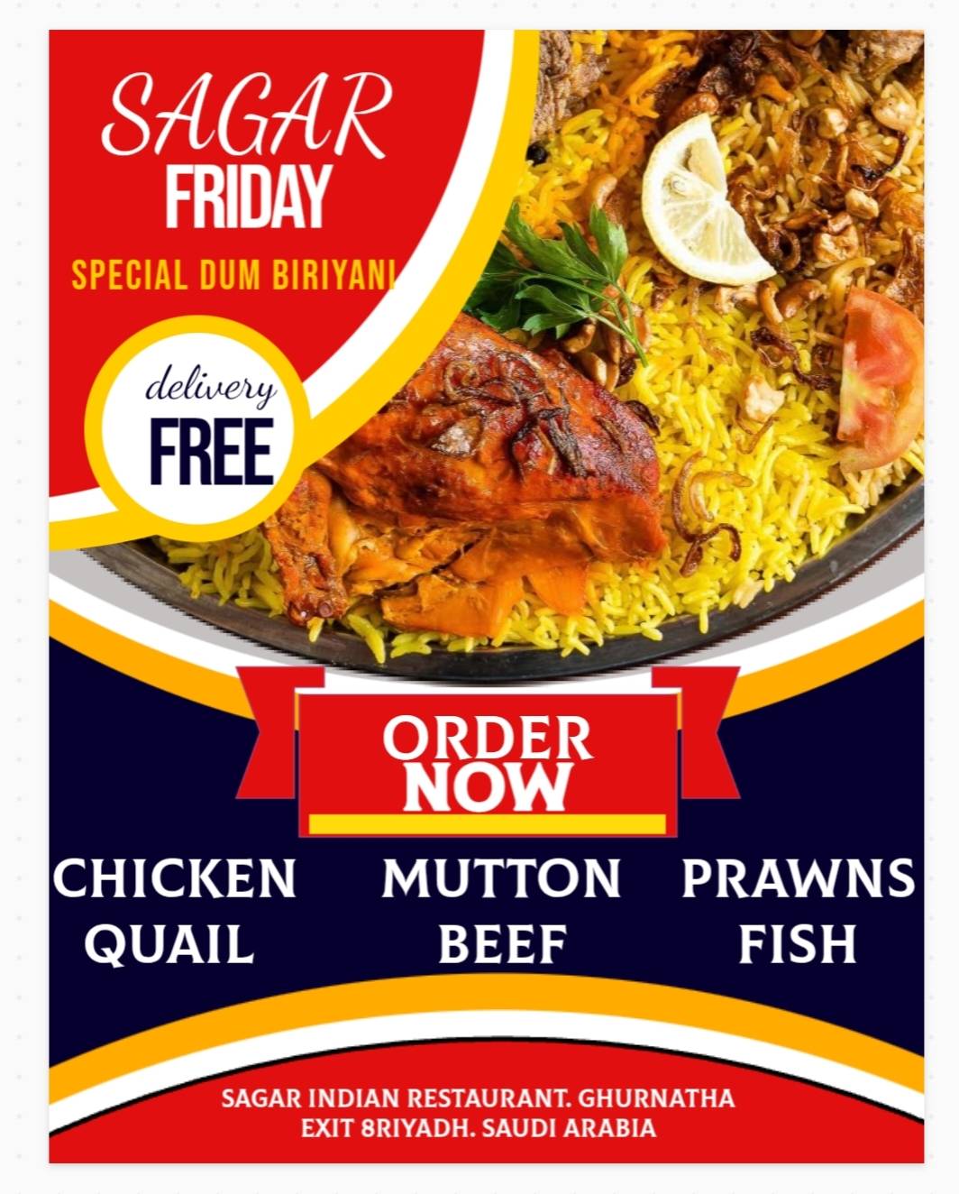 Sagar Indian Fast Food меню