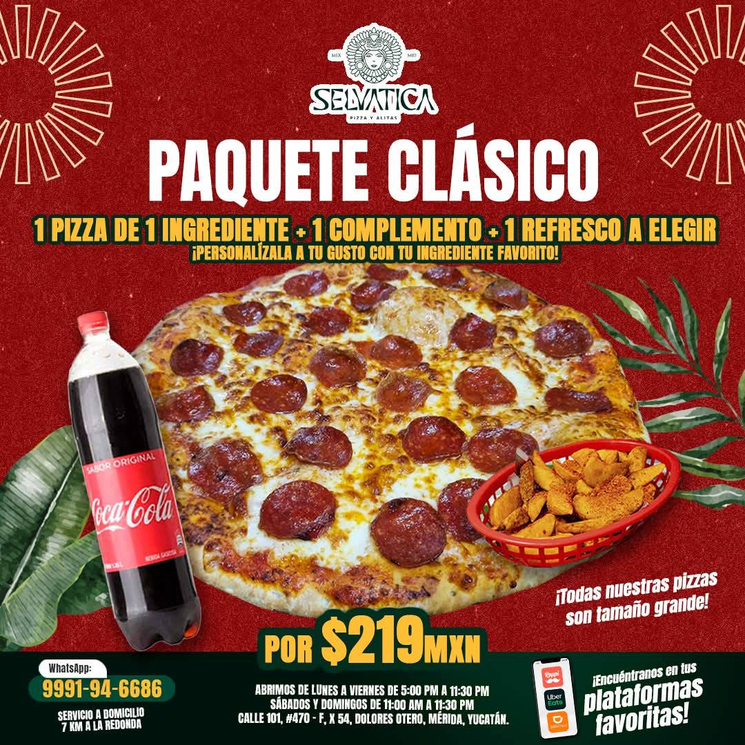 Selvatica Mid Pizzería меню