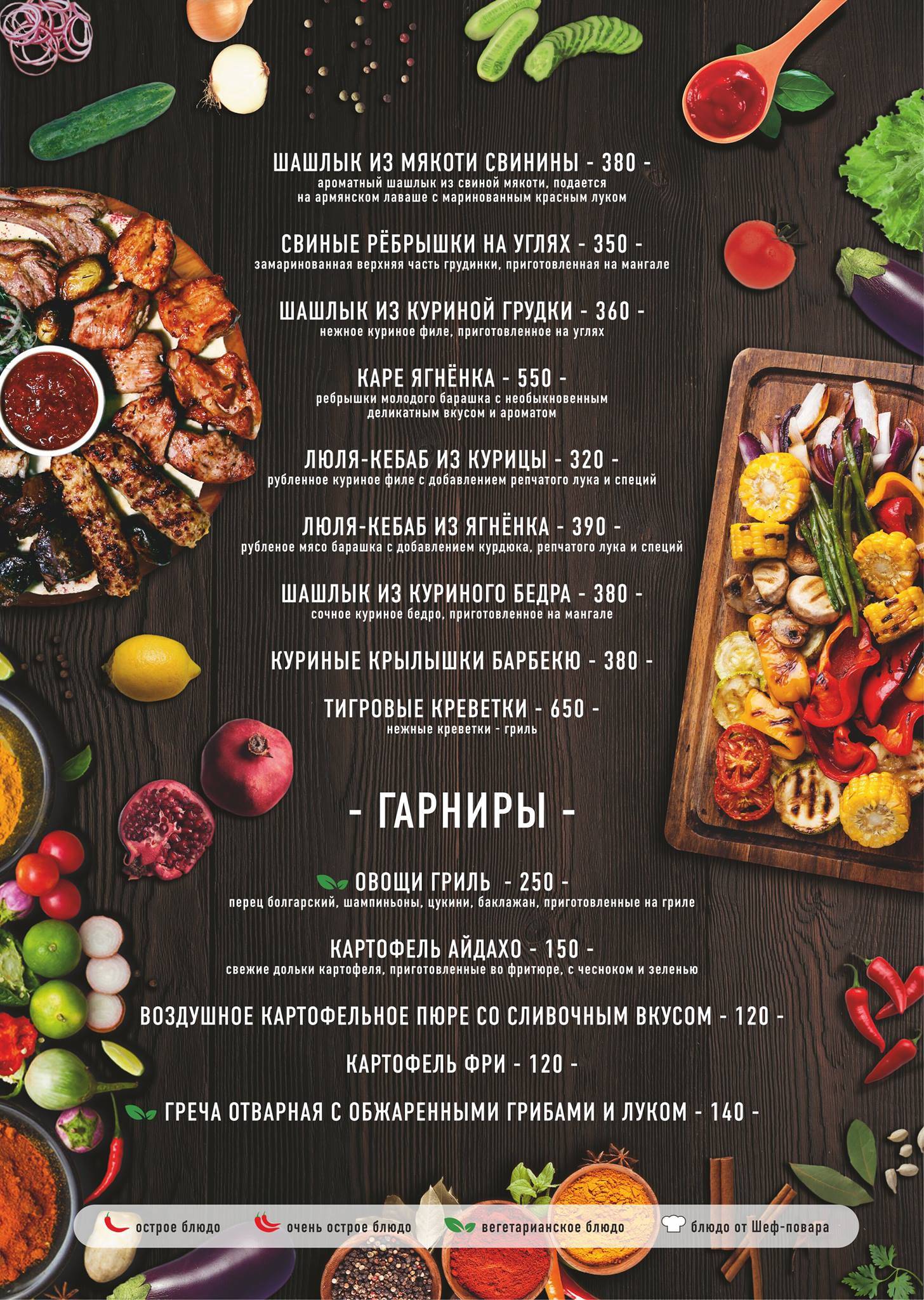 Вилка меню