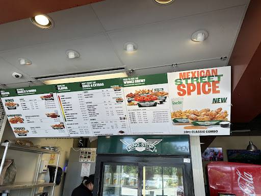 Wingstop меню