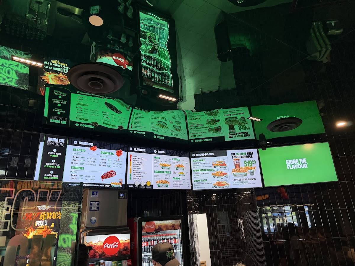 Wingstop меню