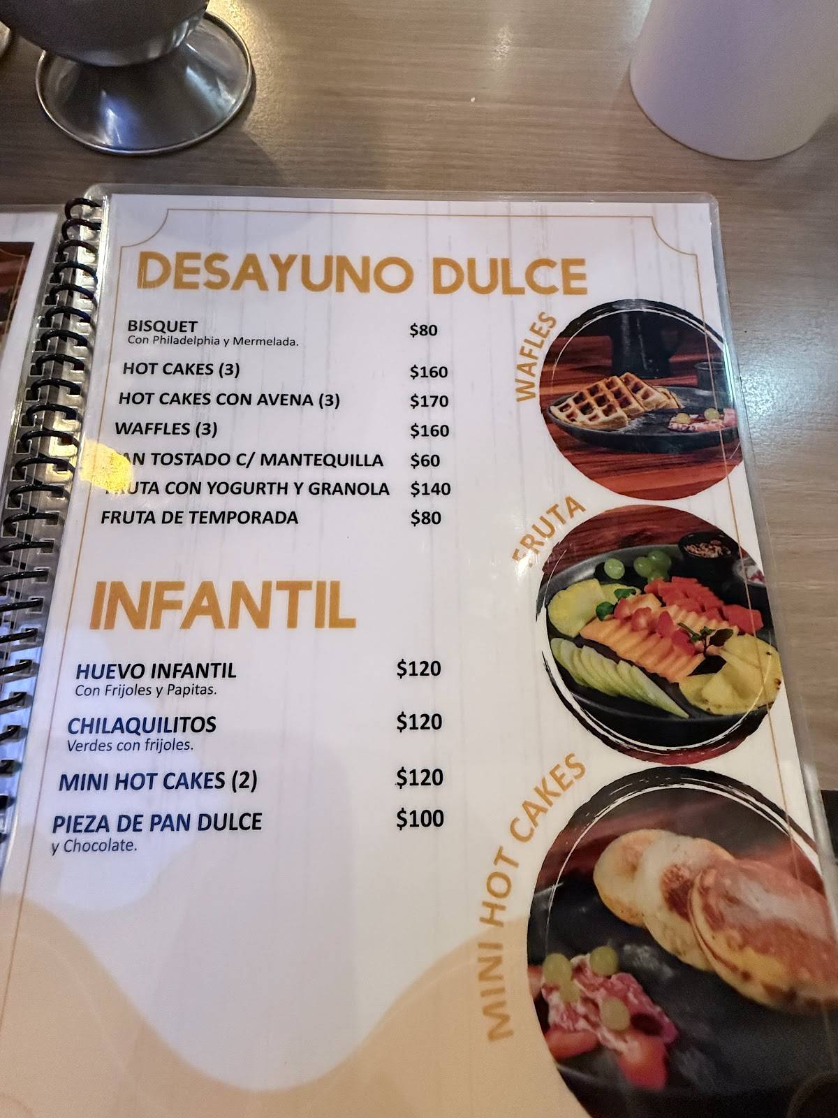 Restaurante El Radio меню