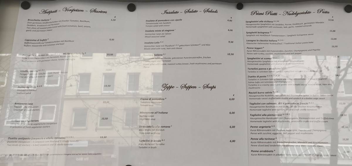 Ristorante Hotel da Lello меню