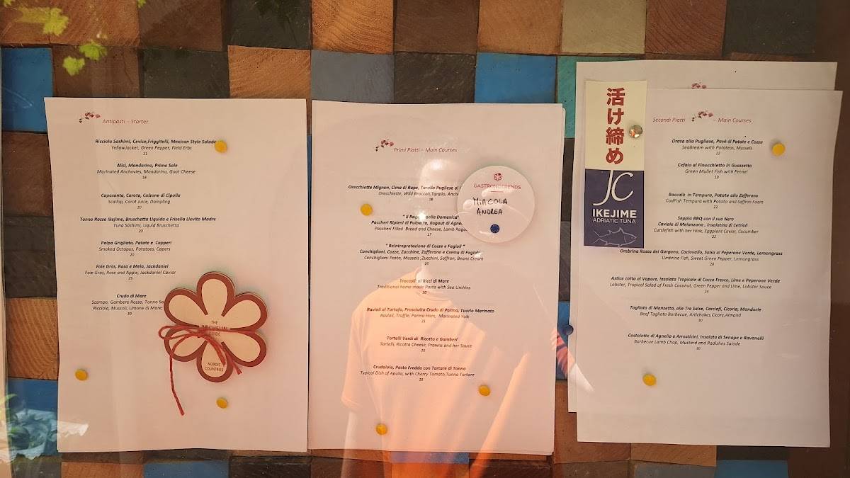 Ristorante La Ripa меню
