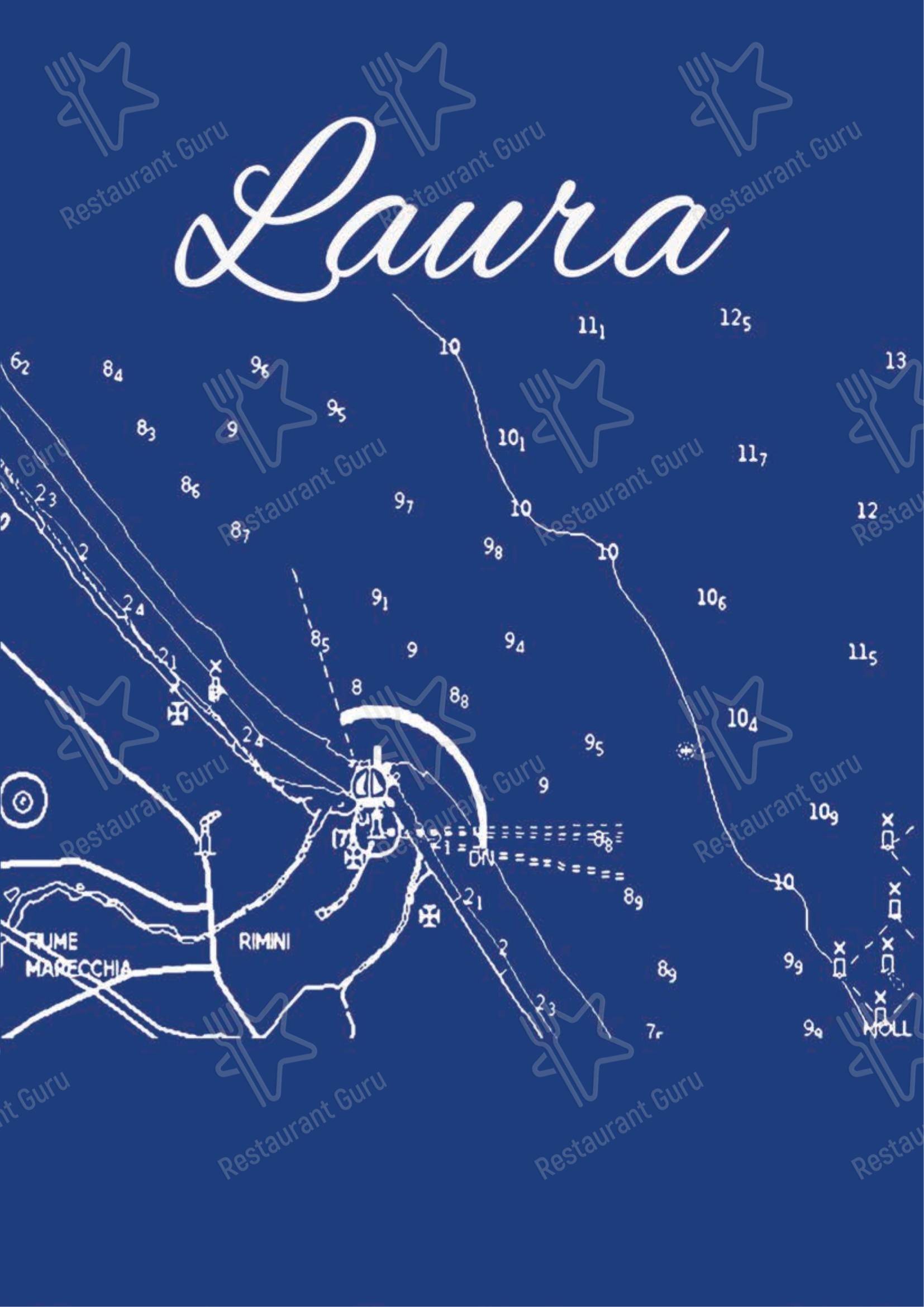 Laura в Римини - Меню