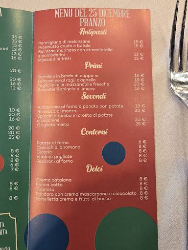 Ristorante da SALVO Roma меню