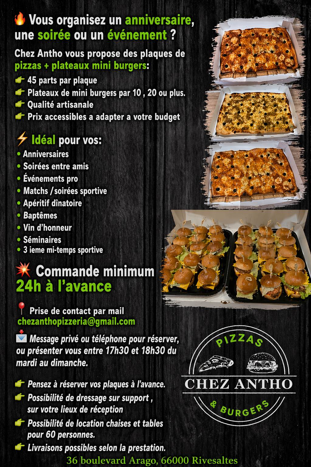 Chez Antho меню