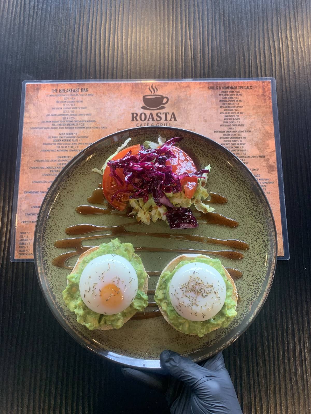 Roasta Cafe & Grill меню