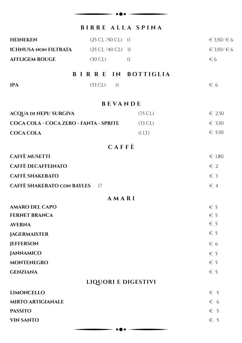 Ristorante Vaca Loca меню