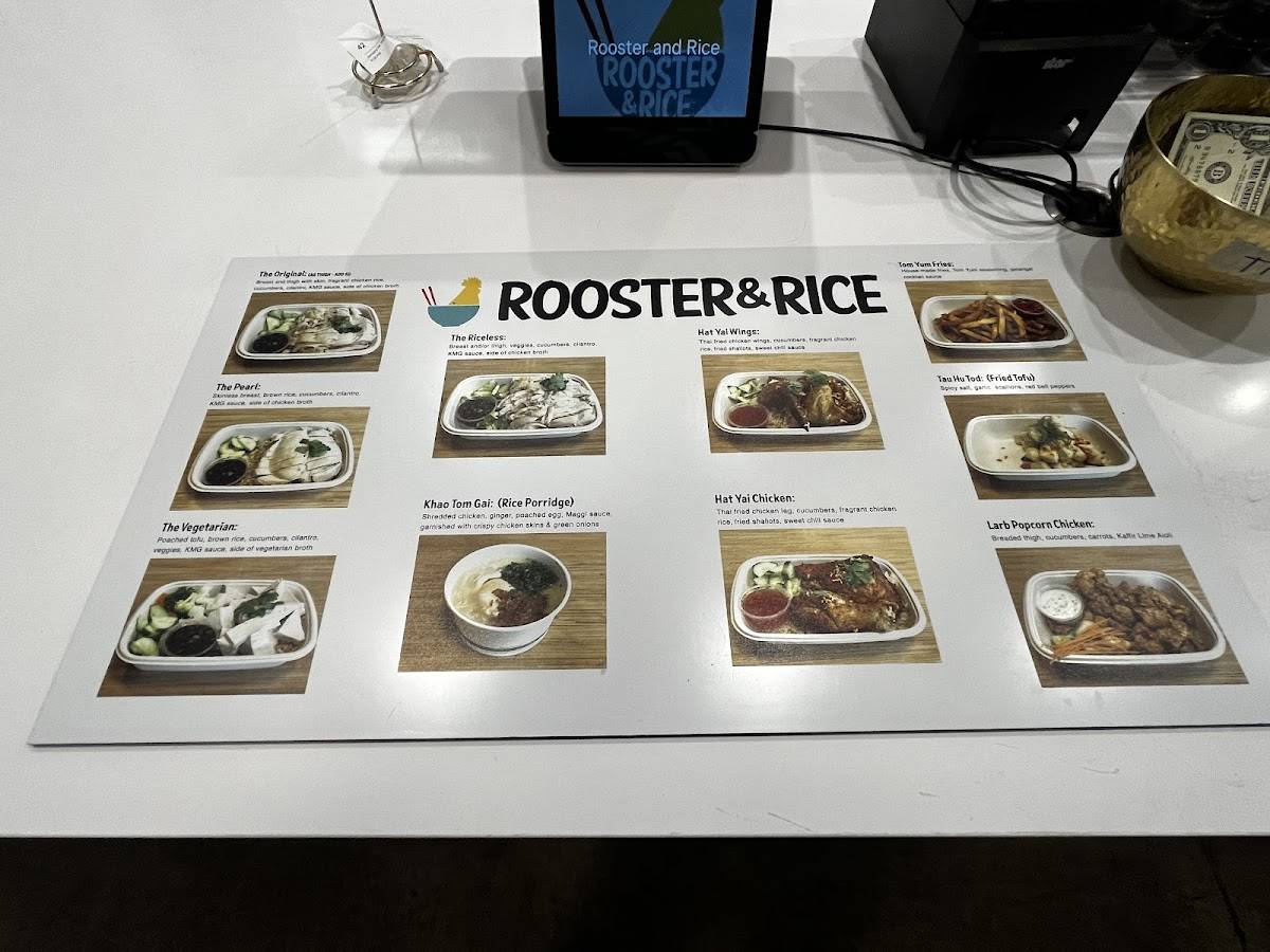Rooster & Rice меню