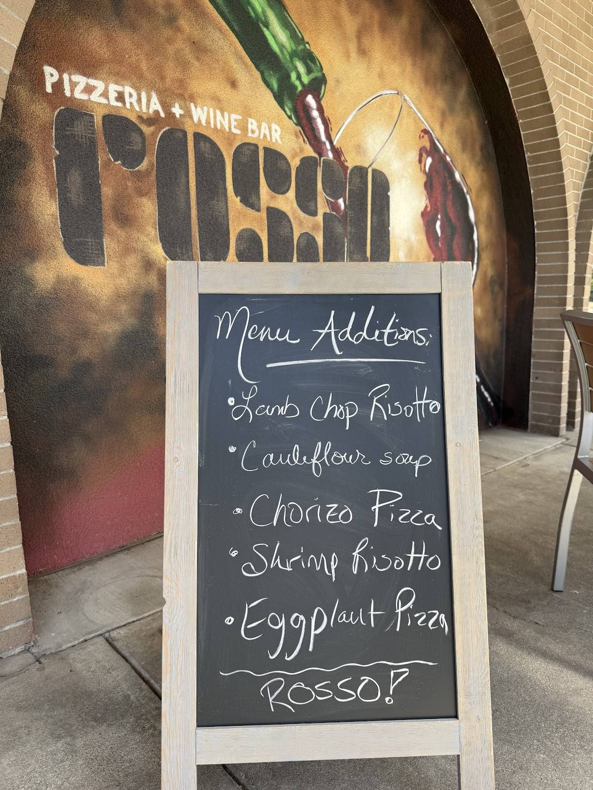Rosso Pizzeria & Wine Bar меню
